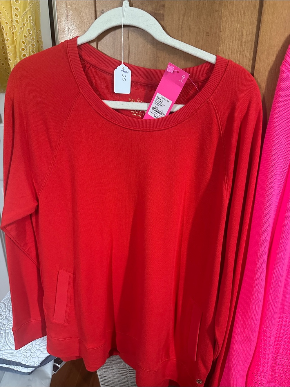 Lilly Pulitzer Red Crewneck Sweatshirt